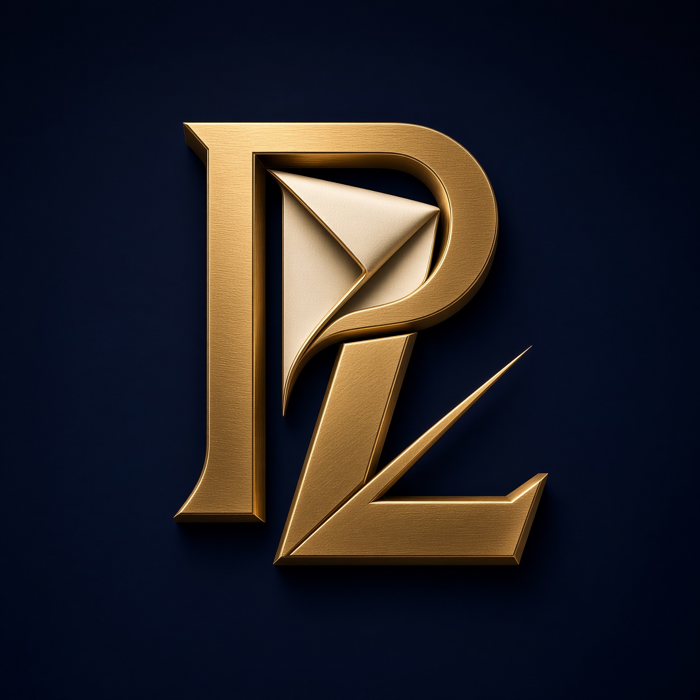 Paper League mark, a gold P and L with a rising cut